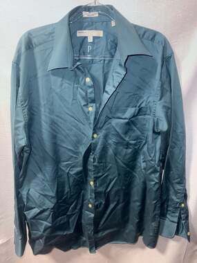 Perry Ellis Premium Collection Wrinkle-Free Long Sleeve Dress Shirt